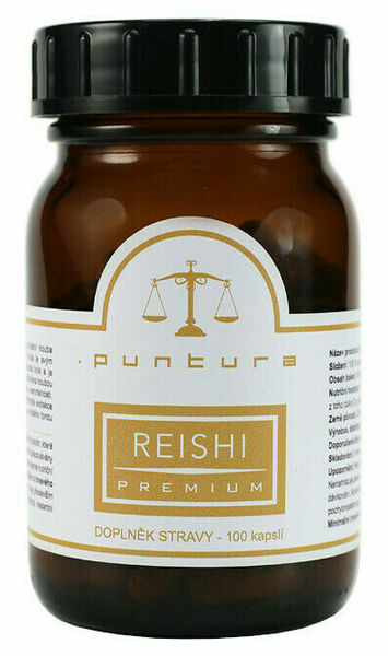 Puntura Reishi Extrakt 500mg - 100 rostlinných tobolek porovnat ceny