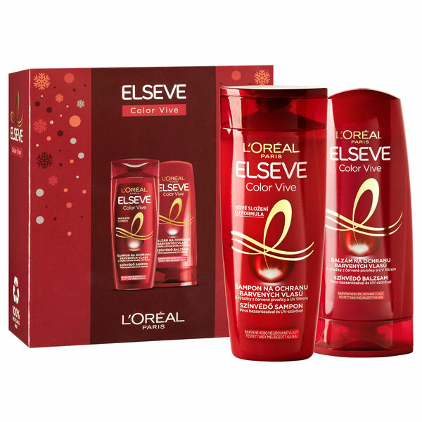 L'Oréal Paris Elseve Color Vive dárková sada pro barvené vlasy porovnat ceny