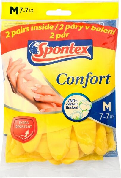 Spontex Confort rukavice vel. M, 2 páry porovnat ceny