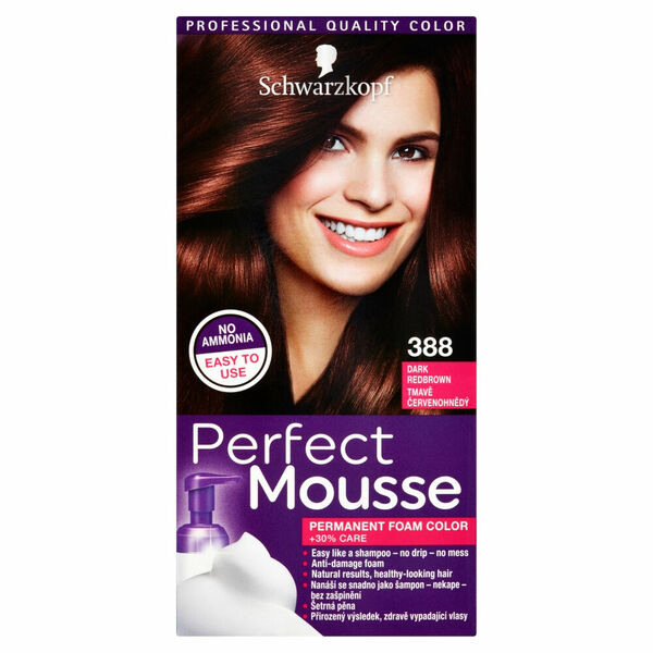 SCHWARZKOPF Perfect Mousse 388 tmavě červenohnědý porovnat ceny