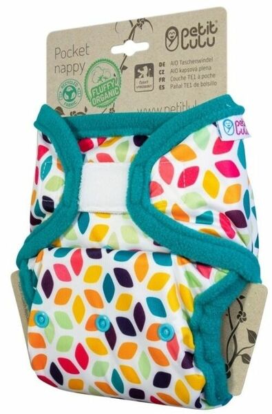 Petit Lulu All In One kapsová plena suchý zip - Květinové kostky porovnat ceny