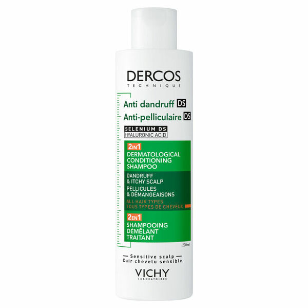 VICHY Dercos 2 v  1 Šampon a kondicionér proti lupům 200 ml porovnat ceny