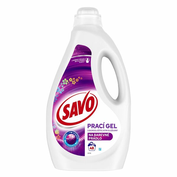 Savo gel na barevné prádlo 48 pracích dávek 2.4 l porovnat ceny