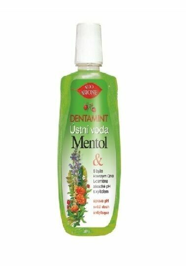 BIO BIONE Dentamint Mentol ústní voda 500 ml porovnat ceny