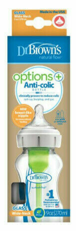 Dr. Brown's  Dr.Brown's Kojenecká láhev Anti-colic sklo široká 270ml porovnat ceny