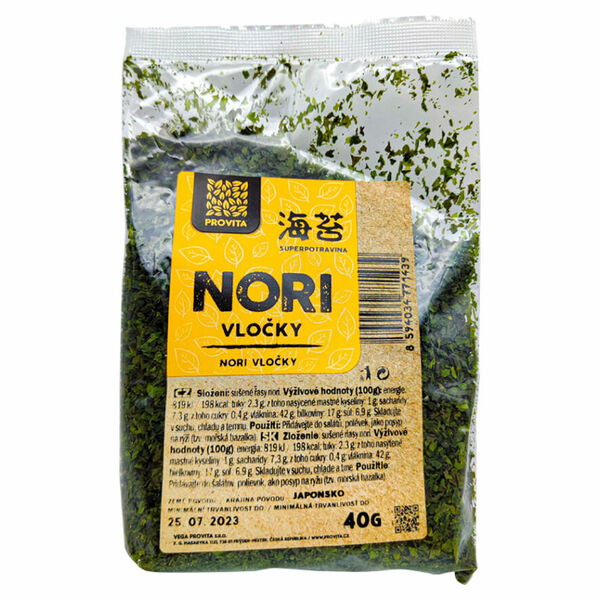 PROVITA Nori vločky 40 g porovnat ceny