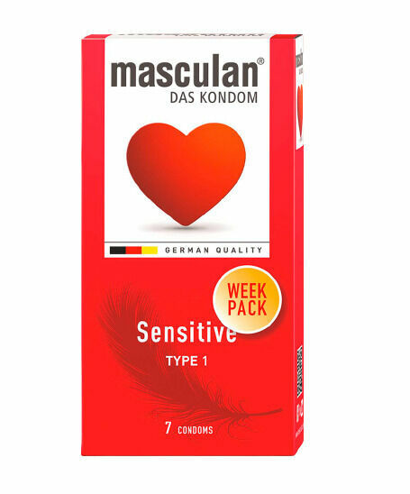 Masculan Kondomy Sensitive Week Pack 7ks porovnat ceny