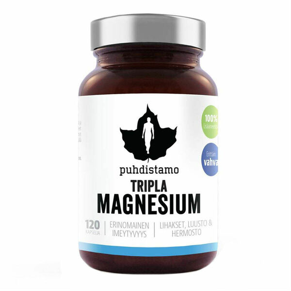 Puhdistamo Triple Magnesium 120 kapslí porovnat ceny