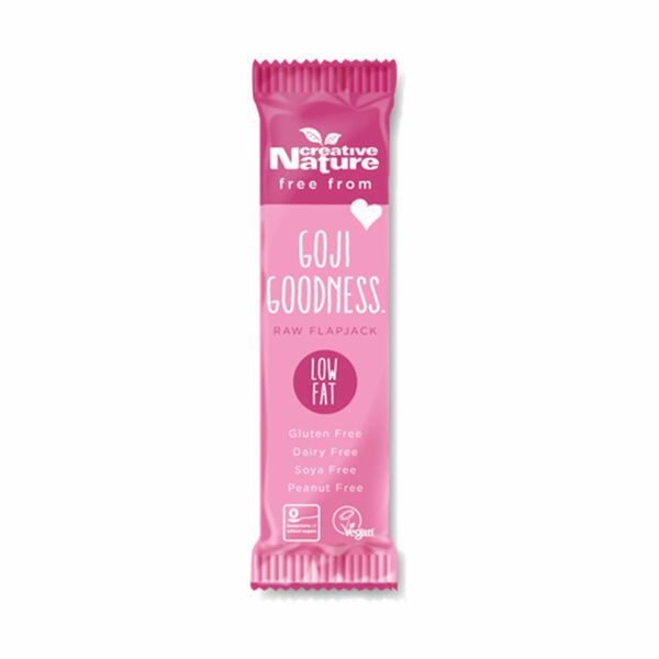 CREATIVE NATURE Raw Flapjack s goji 38 g porovnat ceny