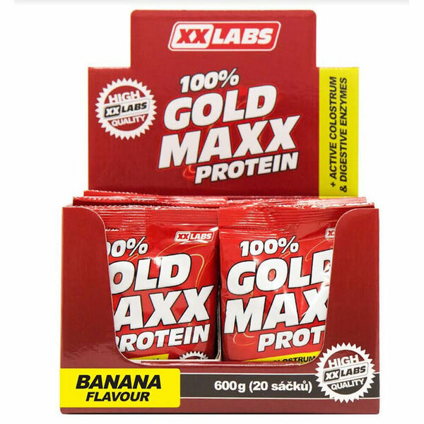XXLABS 100% Gold maxx protein banán sáčky 20 x 30 g porovnat ceny