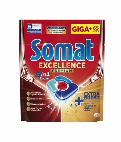 Somat Kapsle do myčky Excellence 5v1 65 ks porovnat ceny
