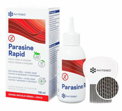 Phyteneo Parasine Rapid + hřeben a čepice 100 ml porovnat ceny
