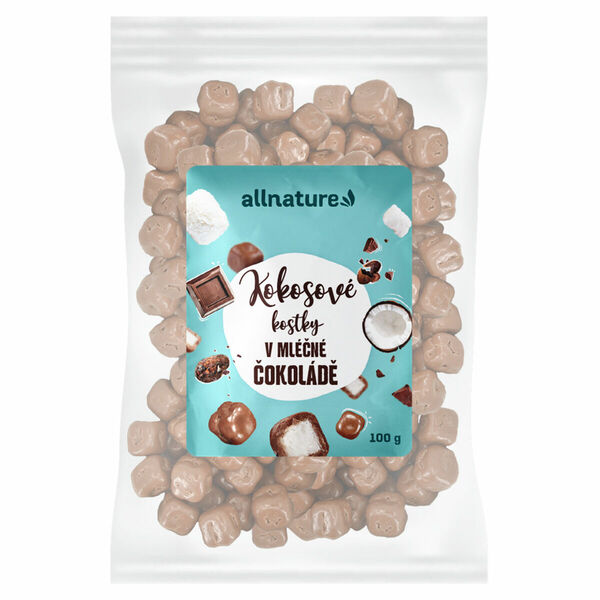 Allnature Kokosové kostky v čokoládě 100 g porovnat ceny
