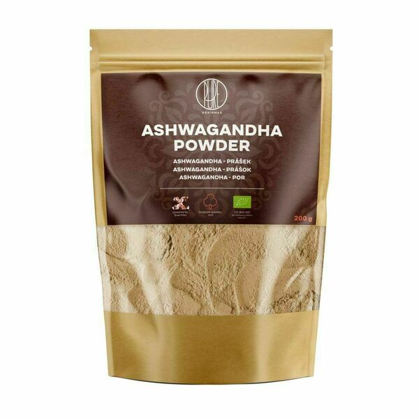 BrainMax Pure Ashwagandha BIO prášek 200 g porovnat ceny