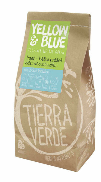 Tierra Verde bělící prášek Puer a odstraňovač skvrn na bázi kyslíku 1 kg porovnat ceny