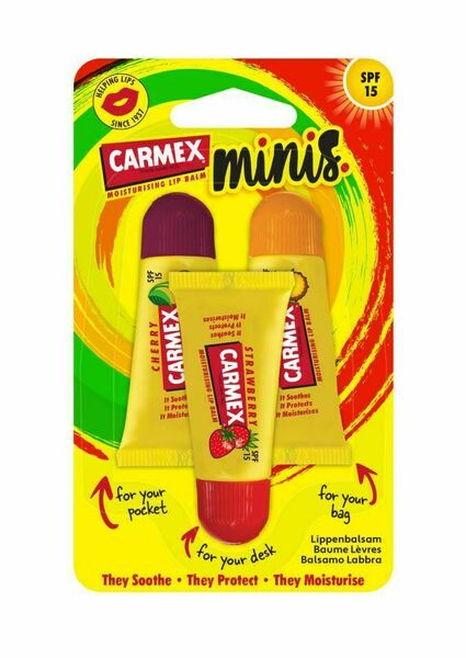 CARMEX Minis Balzámy na rty SPF15 mix 3 ks porovnat ceny