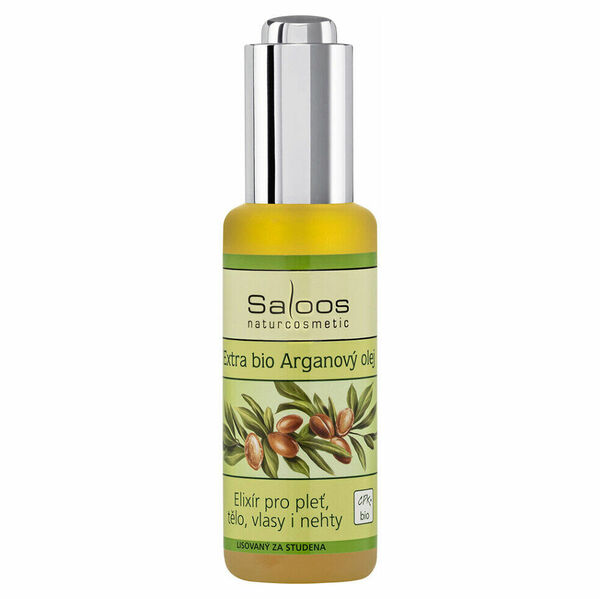 SALOOS Bio Arganový olej extra Elixír pro pleť, tělo, vlasy i nehty 50 ml porovnat ceny