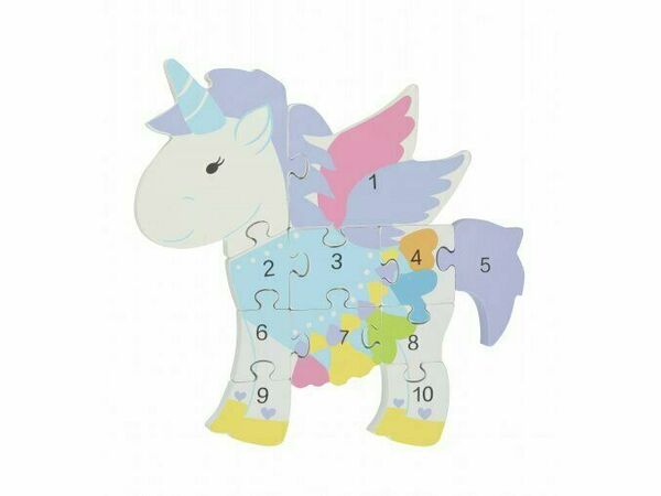 Orange Tree Toys Puzzle s čísly, Jednorožec porovnat ceny