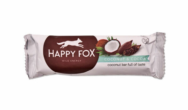 HAPPYFOX  HAPPY FOX – Kokosová tyčinka s kakaem 40g porovnat ceny