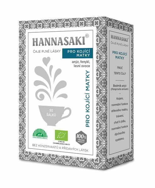 Hannasaki Pro kojící matky BIO sypaný čaj 50 g porovnat ceny
