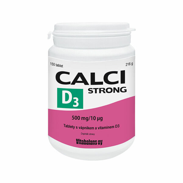 VITABALANS Calci Strong + vitamím D3 150 tablet porovnat ceny