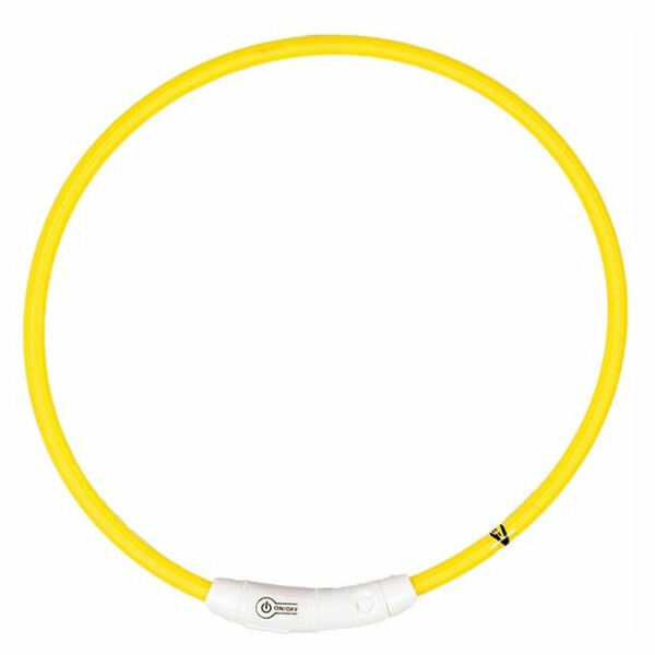 DUVO PLUS Svítící obojek pro psy žlutý 1 ks, Velikost obojku: 45 porovnat ceny