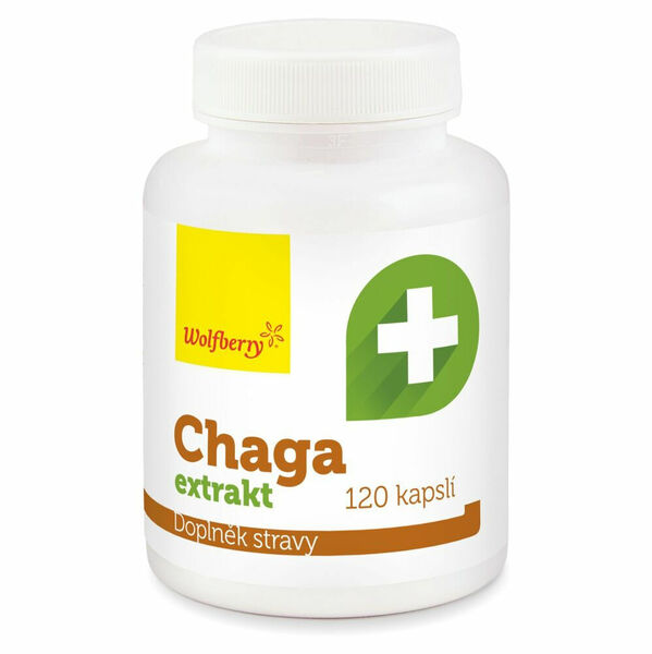 WOLFBERRY Chaga extrakt 120 kapslí porovnat ceny