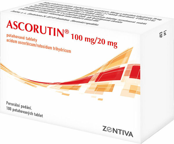 Ascorutin 100mg/20mg 100 tablet porovnat ceny