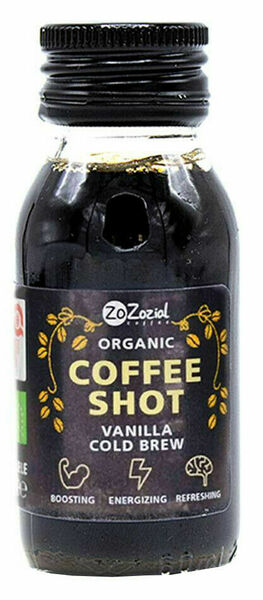 Natu  ZoZozial Coffee shot vanilka BIO 60ml porovnat ceny