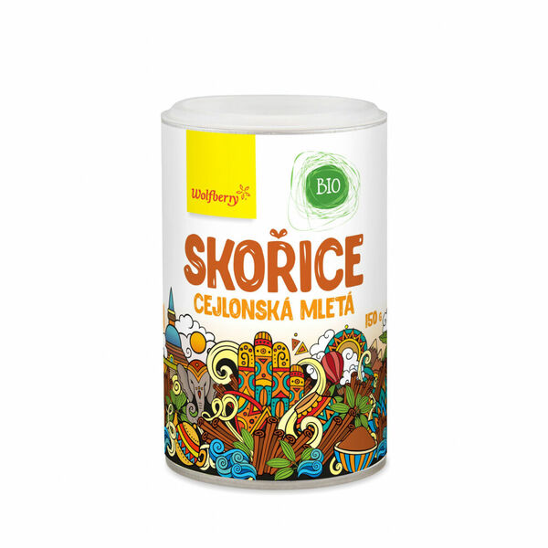 WOLFBERRY Skořice cejlonská mletá BIO 150 g porovnat ceny