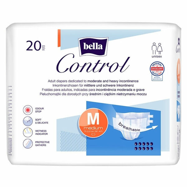 BELLA Control plenkové kalhotky M 20 kusů porovnat ceny