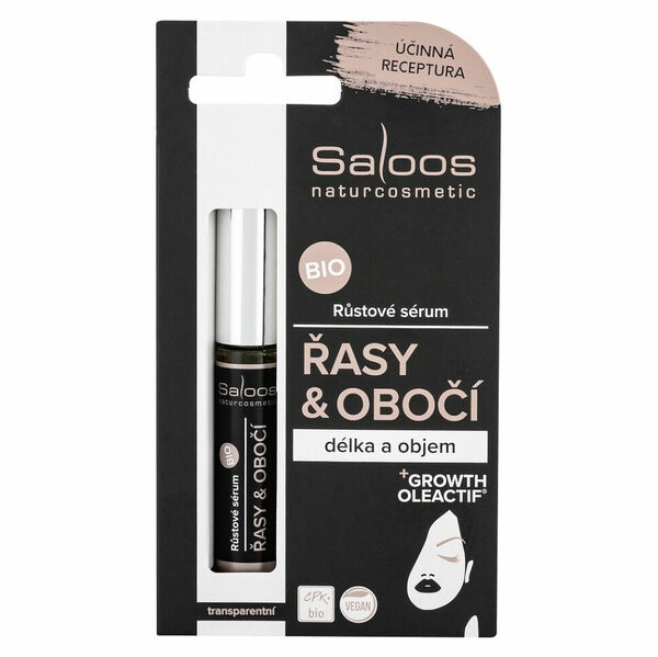 SALOOS Růstové sérum na řasy a obočí BIO 7 ml porovnat ceny