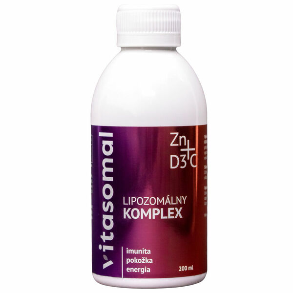 VITASOMAL Lipozomální komplex C+D3+Zn (bez konzervantů) 200 ml porovnat ceny