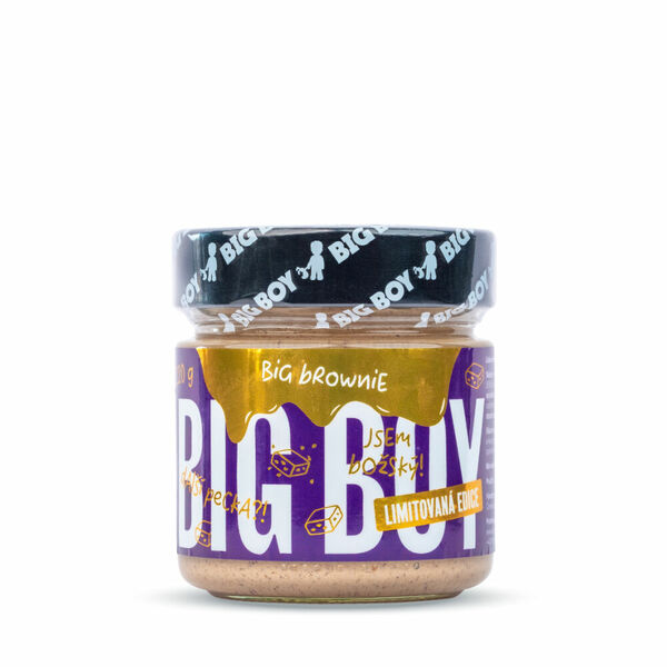 BIG BOY Big brownie lískový krém s kešu a bílou čokoládou 220 g porovnat ceny