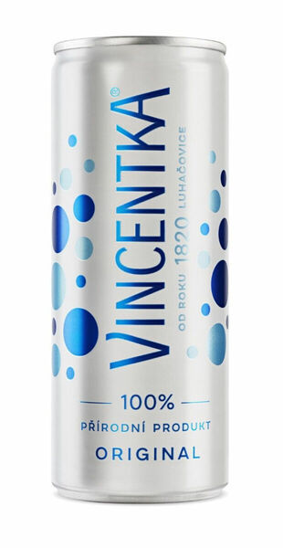 Vincentka Přírodní minerální voda plech 250 ml porovnat ceny