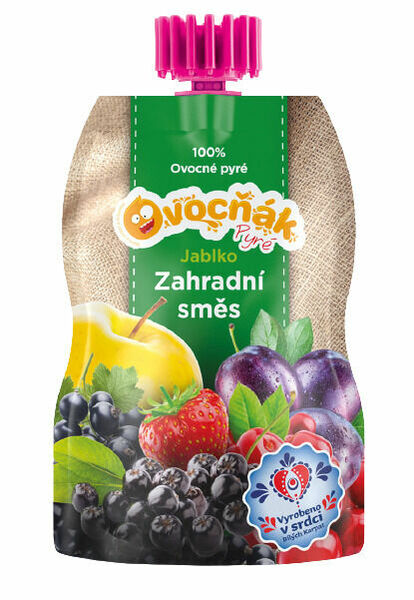 Ovocňák pyré jablko-zahradní směs 200g porovnat ceny