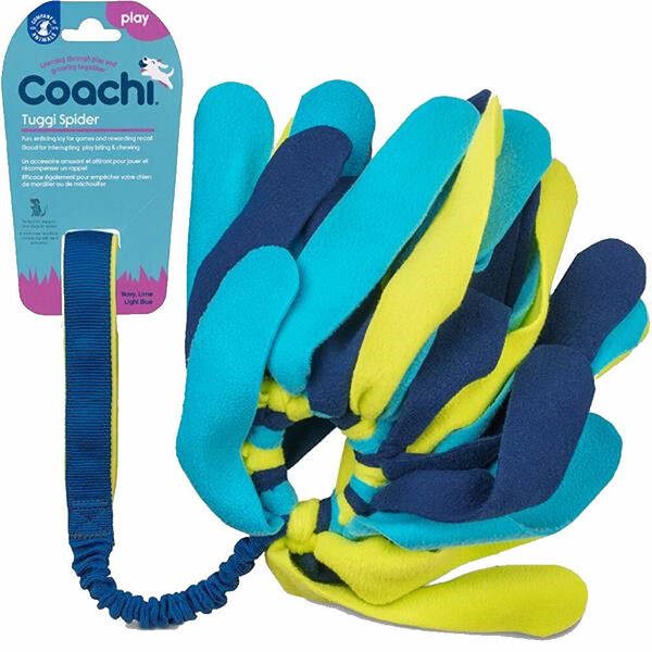 COACHI Spider Tuggi hračka pro psy střapec modrozelený 1 ks porovnat ceny