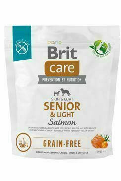 Brit Care Dog Grain-free Senior&light 1kg porovnat ceny