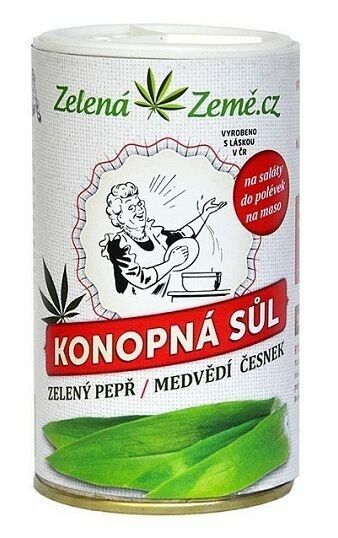 Zelená Země Konopná sůl pepř a medvědí česnek 165g porovnat ceny