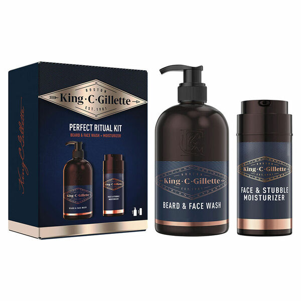 GILLETTE King FaceWash 350 ml + Balzam 100 ml Dárkové balení porovnat ceny