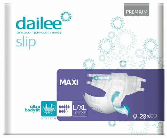 Dailee Zalepovací kalhotky Slip Premium Maxi L/XL 28ks porovnat ceny