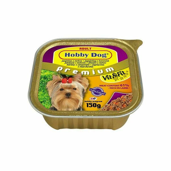 Hobby Dog Jehněčí a mrkev konzerva 150 g porovnat ceny
