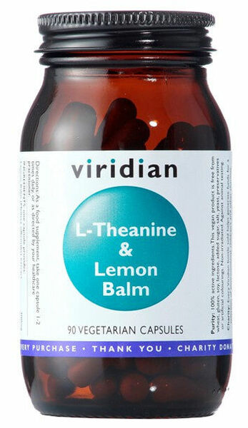 Viridian L-Theanine & Lemon Balm 90 kapslí porovnat ceny