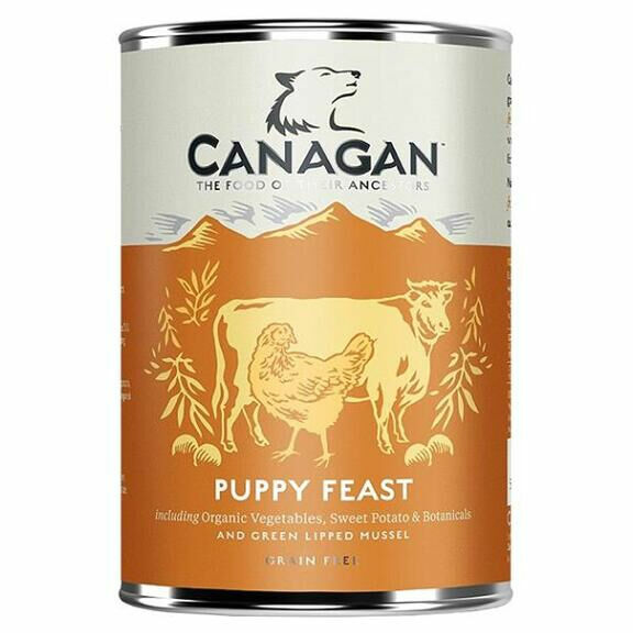CANAGAN Puppy feast konzerva pro psy 400 g porovnat ceny