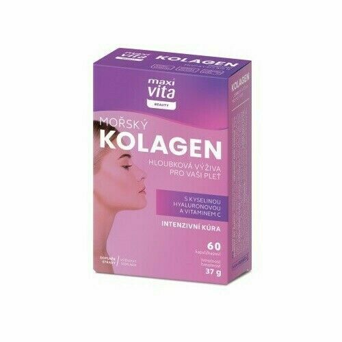 MaxiVita Beauty Mořský kolagen+kys.hyalur. cps.60 porovnat ceny