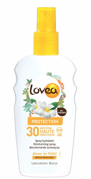Lovea Voděodolné ochranné opalovací mléko SPF30 sprej 200 ml porovnat ceny