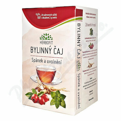Herbofit Bylinný čaj Spánek+uvolnění 20x2g Galmed porovnat ceny
