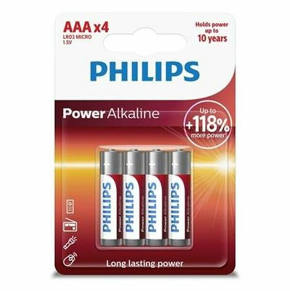PHILIPS LR03P4B/10 mikrotužkové baterie 4 kusy porovnat ceny