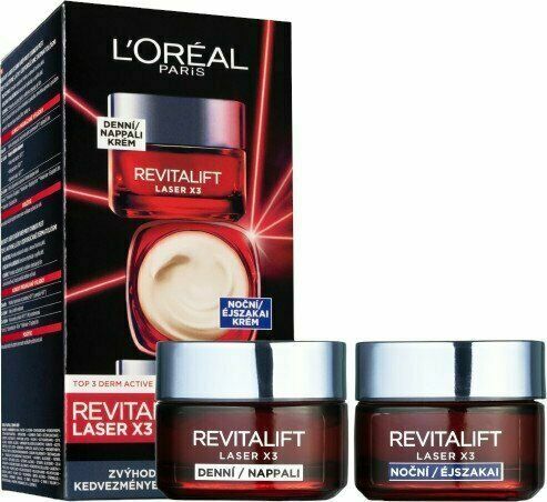 L'Oréal Paris Revitalift Laser X3 denní a noční krém, duopack 2 x 50 ml porovnat ceny