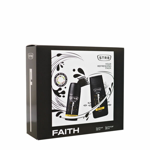 STR8 Faith Sprchový gel 250 ml + deodorant 150 ml Dárkové balení porovnat ceny